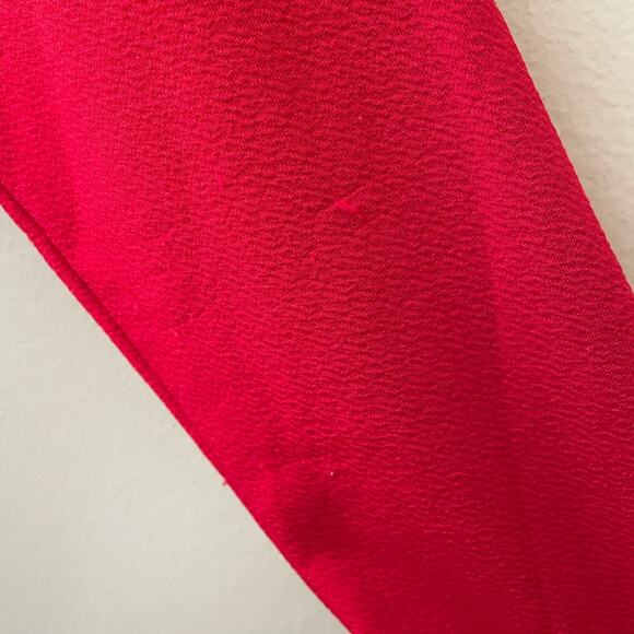 Red Omega Size 2XL Body-con Long Sleeve Dress - Picture 4 of 8